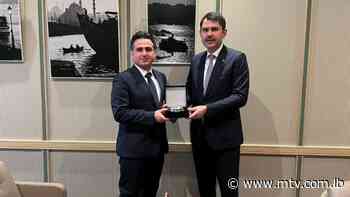 Hamieh meets Turkish Ministers of Transport, Environment - MTV Lebanon