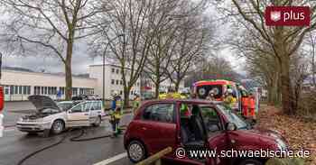 Zwei Verletzte bei schwerem Unfall in der Bregenzer Straße - Schwäbische