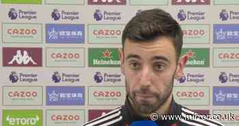 "Unhappy" Bruno Fernandes details tunnel confrontation after Man Utd's draw vs Aston Villa - The Mirror