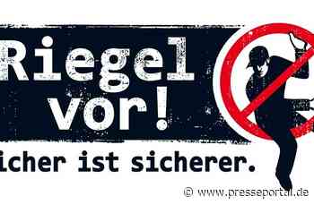 POL-RE: Marl: Einbruchsschutz verhindert Einbruch - Presseportal.de