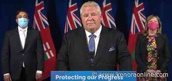 Ontario moves into first step of reopening plan - KenoraOnline.com