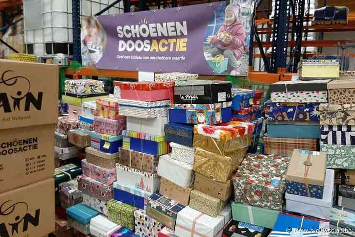 Schoenendoosactie levert 160 dozen op