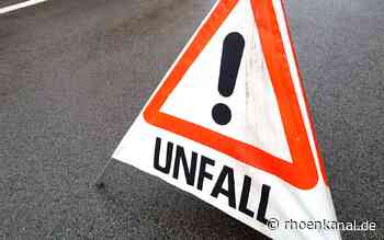 B279 – Unfall an der Rhönstraße bei Bischofsheim – Rhönkanal | Schafe Videos Online | - Rhönkanal