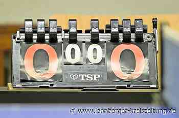 Tischtennis: Nach der Hinrunde ist Feierabend - Leonberger Kreiszeitung - Leonberger Kreiszeitung