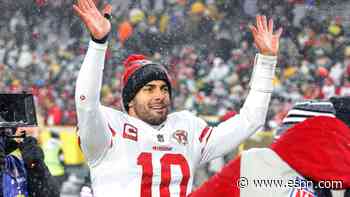 With the Jimmy Garoppolo-49ers hourglass nearly out of sand, what's next?