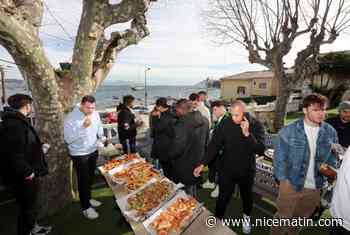 Les joueurs du XV de France sont venus se détendre à La Seyne