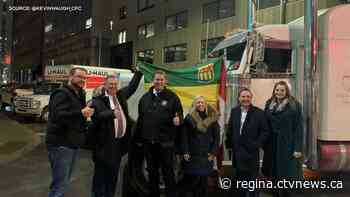 'An absolute disgrace': Sask. MPs scolded by Ottawa mayor for tweet supporting trucker protest