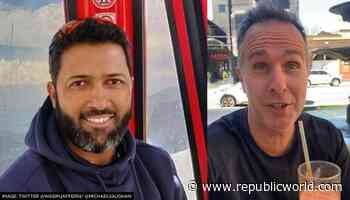 Michael Vaughan trolls Wasim Jaffer for scoring a duck in Legends Cricket League game - Republic World