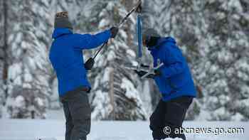 Dry January means less water than normal in California snow