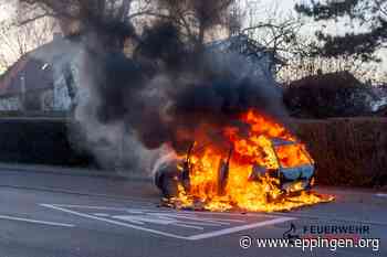 ▷ Sulzfeld: PKW-Brand - Eppingen.org