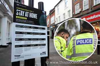 Woman fined for going to Barking from Lewisham in lockdown