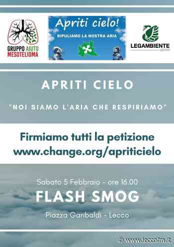 "FLASH SMOG": IN PIAZZA A LECCO PER LA QUALITA' DELL'ARIA - Lecco FM