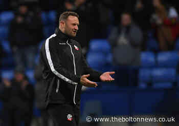 Bolton Wanderers boss Ian Evatt pleased with recent progress