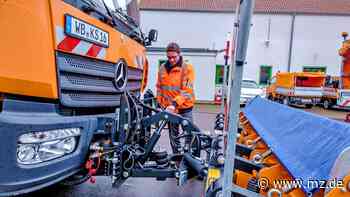 Bisher nur vereinzelte Glätte-Einsätze in Wittenberg - Mitteldeutsche Zeitung
