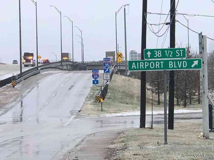 Texas winter storm driving: I-35 deck reopened, icy roads persist