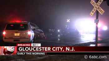 Cars collide on railroad tracks in Gloucester City, New Jersey; trapped passenger rescued - WPVI-TV