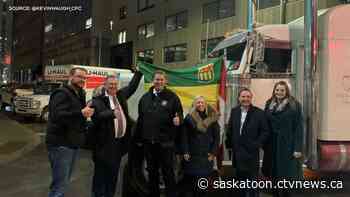 'I just went out to listen': Sask. MPs defend picture taken at Ottawa protest