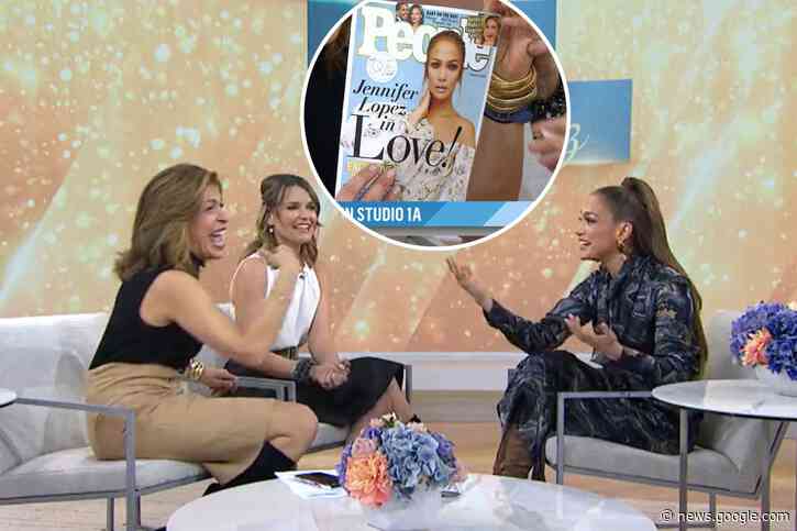 Jennifer Lopez jokingly calls out Hoda Kotb for prying into personal life - Page Six