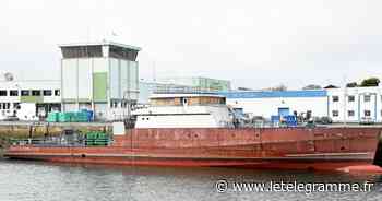 Mis à l’eau par Kership Lorient, le patrouilleur sénégalais a rejoint Concarneau - Le Télégramme