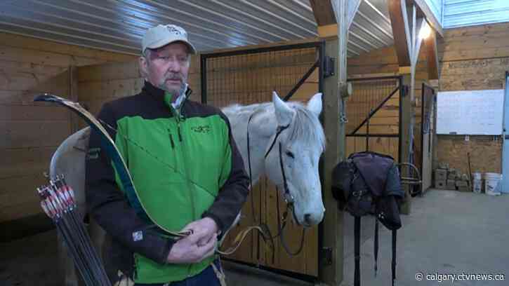 Horseback archer Kenton Miller is Canada's number 1 with a bow and arrow