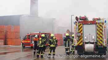 Brand in Ziegelei verursacht Sachschaden im sechsstelligen Bereich - Augsburger Allgemeine