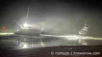 Two fishing boats run aground on the Outer Banks