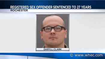 Registered sex offender sentenced for receipt of child pornography charge