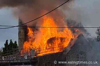 Locals 'devastated' after fire destroys church's thatched roof in Norfolk - Ealing Times