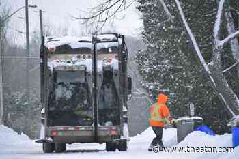 COVID-19 labour shortages could lead to Durham waste collection delays - Toronto Star