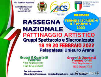 A FORLI' DAL 18 AL 20 FEBBRAIO LA RASSEGNA NAZIONALE DI PATTINAGGIO ARTISTICO - AICS