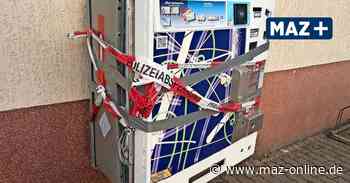 Unbekannte sprengen in Rathenow einen Zigarettenautomaten - Märkische Allgemeine Zeitung