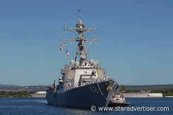 The USS Michael Murphy returns home to Pearl Harbor after eight-month deployment
