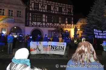 Wieder eine Demo gegen Corona-Maßnahmen in Ebern - Fränkischer Tag