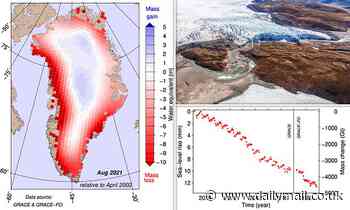 Climate change: Greenland has lost enough ice since 2002 to submerge the US under 1.5 FEET of water