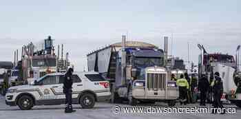 'It feels great': Trucks heading to U.S. get through Alberta blockades - Dawson Creek Mirror