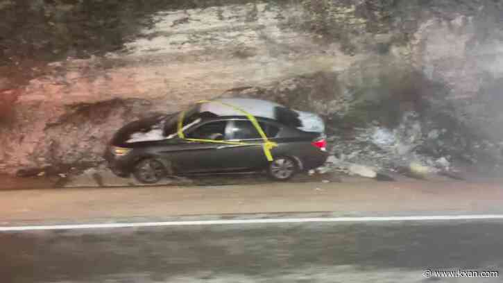 APD: Icy roads prevent wrecked car from being towed on RM 2222