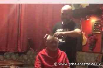 Man gets his head shaved in a St Helens pub to help community - St Helens Star
