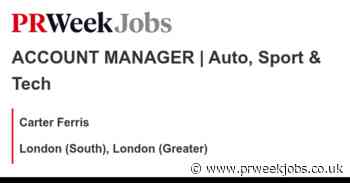 Carter Ferris: ACCOUNT MANAGER | Auto, Sport & Tech