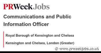 Royal Borough of Kensington and Chelsea: Communications and Public Information Officer