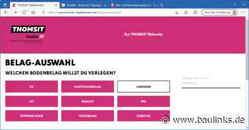 Verbesserter Online-Objektberater von Thomsit
