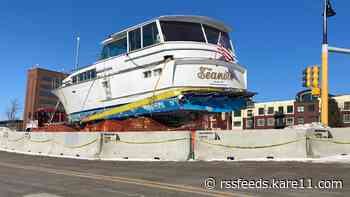 Yacht left on boat landing sparks lawsuit filed by Hennepin County