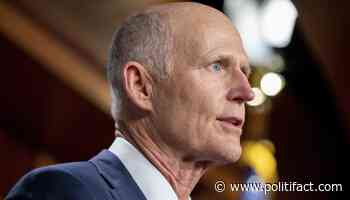 Sen. Rick Scott, carrying on a tradition, takes credit for infrastructure funding he opposed - PolitiFact