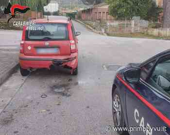 SOLOFRA, L'AUTO DATA ALLE FIAMME IN USO AD UN CARABINIERE. INDAGINI IN CORSO - - Prima Tivvù