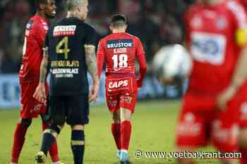 Abdelkahar Kadri van KV Kortrijk kent zijn definitieve straf na zijn rode kaart tegen Antwerp