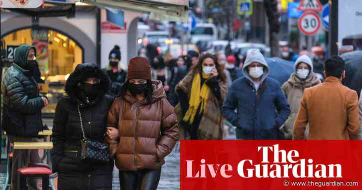 Covid live news: Turkey reports daily record of 111,157 new cases; England’s R number rises to between 0.8 and 1.1