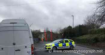 Live as Coventry road shut after car collides with railway bridge wall - Coventry Live