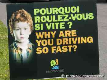 Beaconsfield lowers speed limits to 40 km/h to curb speeding - Montreal Gazette