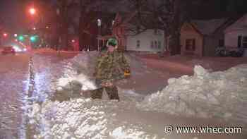 Rochester wakes up to a foot of snow