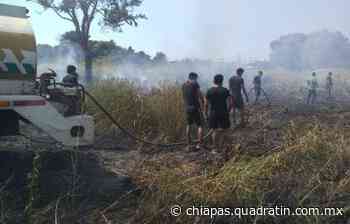 Piden autoridades evitar incendios de pastizales en Tapachula - Quadratín Chiapas
