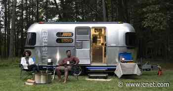 Airstream debuts eStream trailer concept with 80-kWh battery and driven axles     - Roadshow